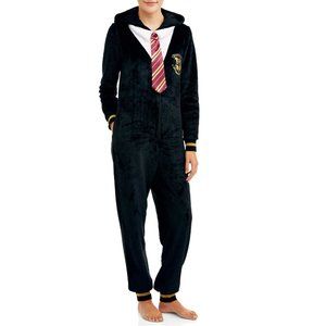Harry Potter Fleece Union Suit Pajamas Adult Unisex - Size: Small (4/6)